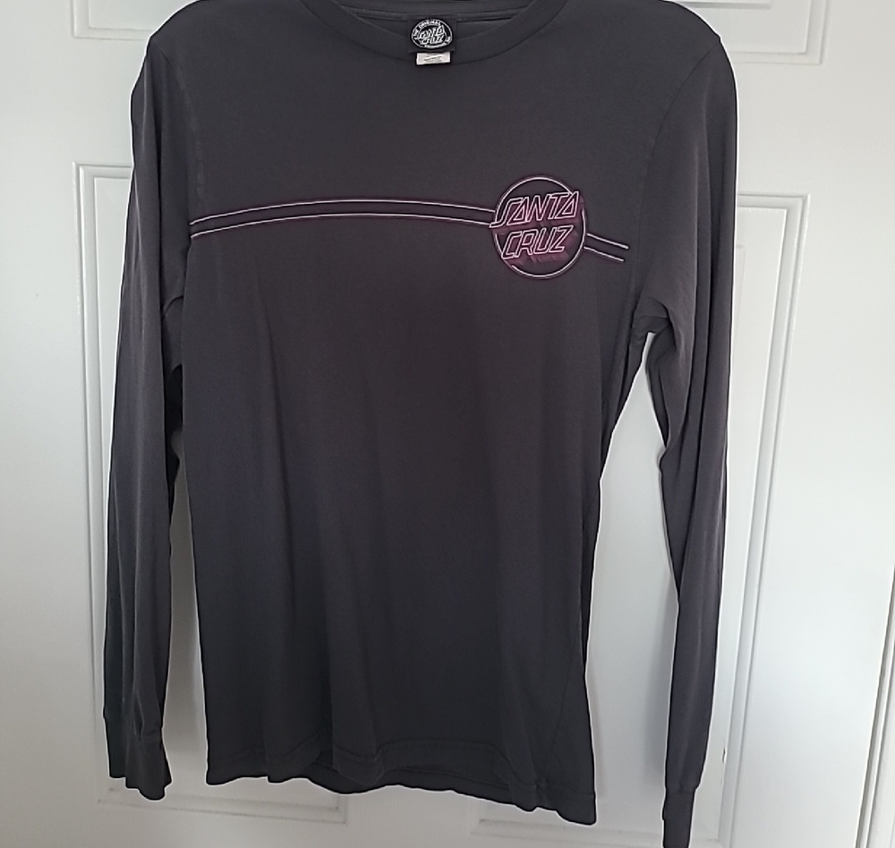 Santa Cruz Skateboards, Charcoal Crewneck Tee